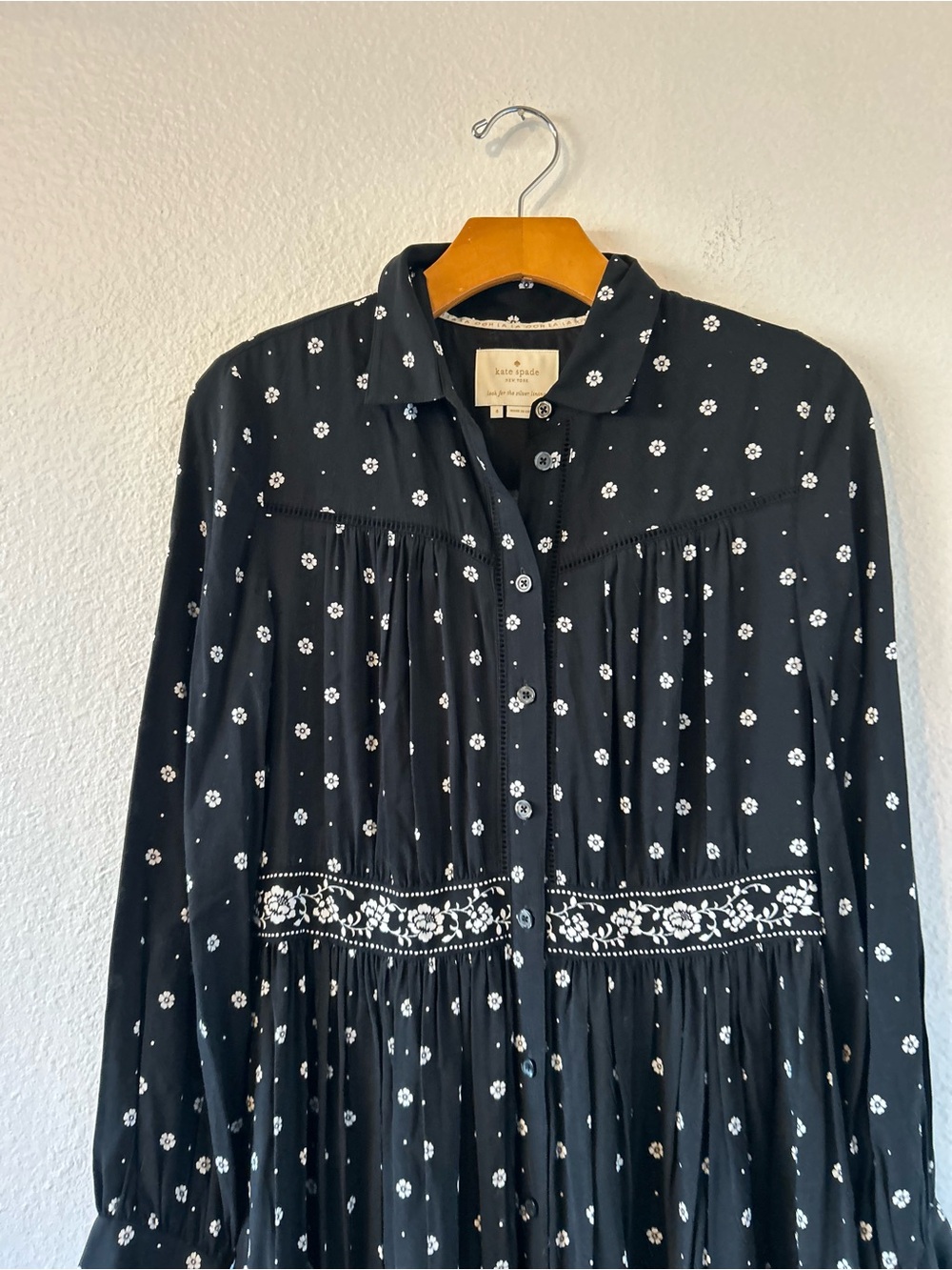 Kate Spade Bandana Shirtdress Size 4 - Picture 7 of 10